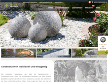 Tablet Screenshot of gartenbrunnen.de